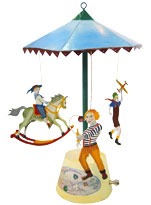 Carrousel - cheval - avion - bilboquet